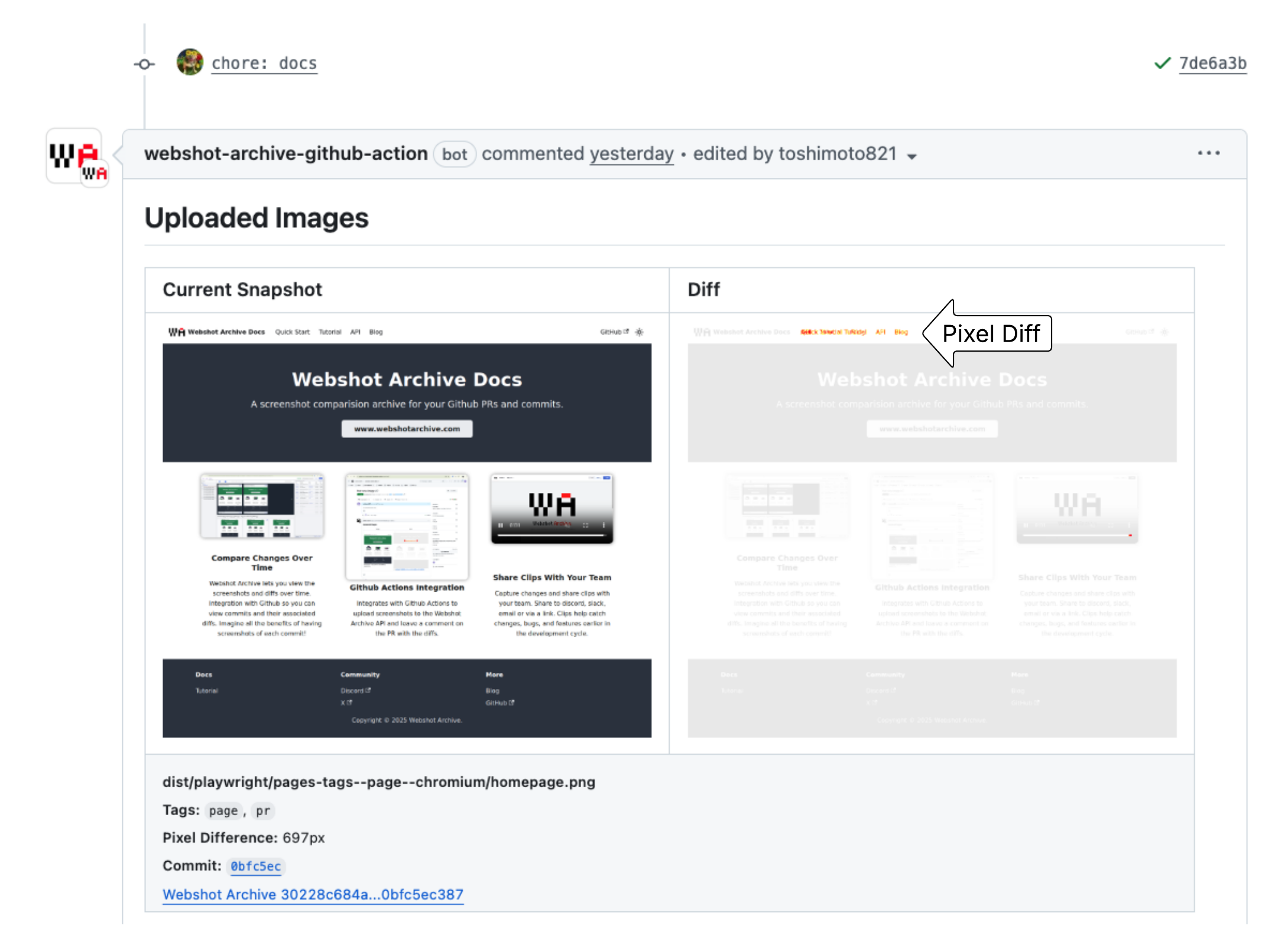 Webshot Archive Projects